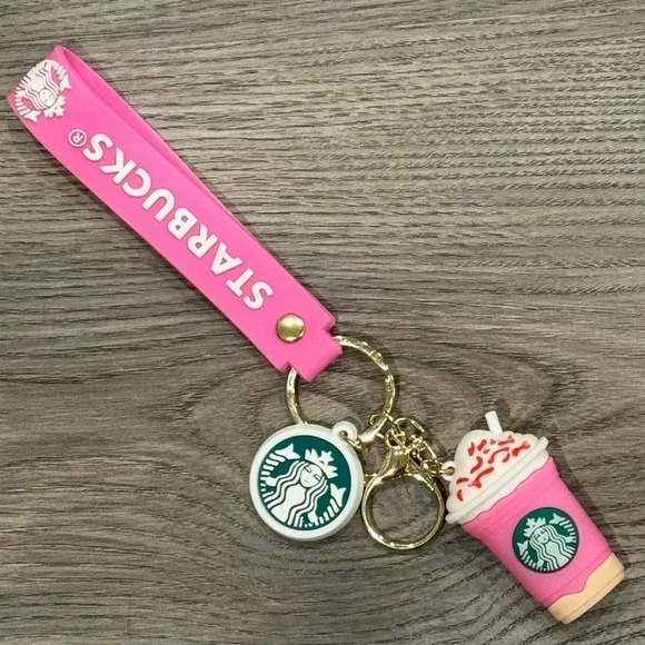 STARBUCKS BRANDED KEY CHAIN NIB - Picture 6 of 15